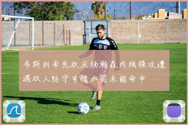 韦斯利率先欢庆杨瀚森内线强攻遭遇双人防守可惜加罚未能命中